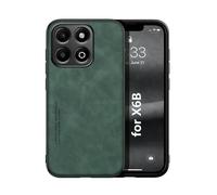 Kepuch Silklike Funda para Honor X6B - Case Carcasa Placa de Metal Incorporada para Honor X6B - Verde