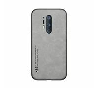 Kepuch Silklike Funda para Oneplus 8 Pro - Case Carcasa Placa de Metal Incorporada para Oneplus 8 Pro - Gris