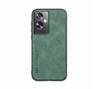 Kepuch Silklike Funda para OPPO A2 / OPPO A79 5G - Case Carcasa Placa de Metal Incorporada - Verde