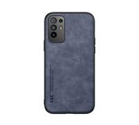 Kepuch Silklike Funda para OPPO A95 5G/A94 5G/F19 Pro+ 5G/Reno 5Z - Case Carcasa Placa de Metal Incorporada para OPPO A95 5G/A94 5G/F19 Pro+ 5G/Reno 5Z - Azul