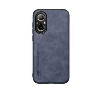 Kepuch Silklike Funda para OPPO Realme C67 4G - Case Carcasa Placa de Metal Incorporada - Azul