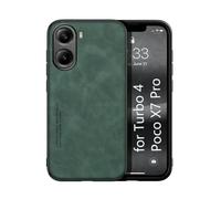 Kepuch Silklike Funda para Redmi Turbo 4 / Poco X7 Pro - Case Carcasa Placa de Metal Incorporada - Verde