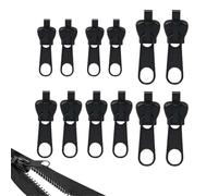 KEPYATI 12 Pc/Sistema De Deslizamiento Dientes De Reemplazo De Kit De Reparación Zip Zip Rescate Rediseñar Las Bisagras,El Detalle Del Tamaño