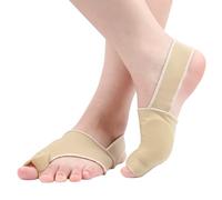 KEPYATI 2 Uds Corrector De Juanetes Y Hueso Del Pie - Separador Dedos Pie - Para Hombre Y Mujer - Alivio Del Dolor Uso Dia Y Noche Hallux Valgus - Dedo Martillo Talla, Beige (Talla Grande/41-46)