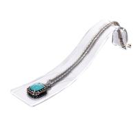 KEPYATI Organizador De Collares De Moda, Portátil, Curvado, Pulsera De Mano, Expositor, Soporte Para Relojes, Soporte Para Joyas, Vitrina Portátil