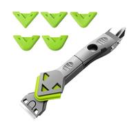KEPYATI Rasqueta Vitroceramica 7 En 1, Aplicador Silicona Herramienta, Kit De Calafateo Herramienta Eliminador - Un Solo Kit Para Satisfacer Todas Tus Necesidades Y Conseguir Unos Sellados Perfectos