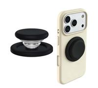 KEPYATI Support Telephone, Anneau Telephone Portable, Phone Grip, Soft Silicone Magnetic Finger Grip For Iphone 17/16/15/14/13, Comfortable One-Touch Holding (Noir)
