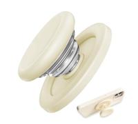 KEPYATI Support Telephone, Anneau Telephone Portable, Phone Grip, Soft Silicone Magnetic Finger Grip For iPhone 17/16/15/14/13, Comfortable One-Touch Holding (Color Crema)