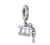 KEQ 2025 Graduación Charms Abalorios Colgante Corazón Compatible Europeo Pulsera Collar Graduacion Charm Para Mujer (Birrete de graduación)