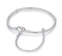 KEQ Pulsera para mujer de plata de ley 925, pulseras Moments Serpiente, pulsera de eslabones de serpiente, pulsera para San Valentín, Día de la Madre, cumpleaños, Navidad, regalo para mujeres, novia