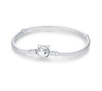 KEQ Pulsera para mujer de plata de ley 925, pulseras Moments Serpiente, pulsera de eslabones de serpiente, pulsera para San Valentín, Día de la Madre, cumpleaños, Navidad, regalo para mujeres, novia