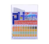 KEQAR 100 Tiras Reactivas de PH, Papel de Prueba Ácido-Base, Tiras de PH para Agua, Hogar, Acuarios, Laboratorios (PH 0-14) (Cuatro Colores)