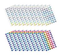 KEQAR 1200 Pegatinas Mini Pegatinas Corazón Laser 80 Piezas, Pegatinas Decorativas, Decoracion San Valentin Cajas de Regalo, Bolsas, Tarjetas, Manualidades Scrapbooking