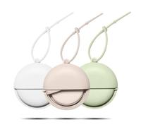 KEQAR 150 Unidades de Jabón en Escamas Desechable - Mini Tiras de Jabón Portátiles con Caja de Plástico - Ideal para Camping y Actividades al Aire Libre (3 Colores)