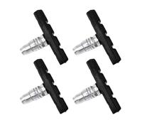 KEQAR 2 Pares Premium Zapatas de Freno V-Brake para Bicicleta de Montaña, Kit de Pastillas de Freno, Bloques de Freno (70mm) (Negro)