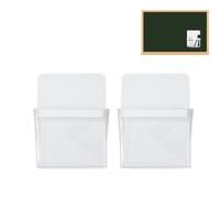 KEQAR 2 Pcs Portalápices Magnético Organizador para Marcadores y Accesorios de Oficina Pizarra Nevera Magnética y Otras Superficies Blancas 16 * 12cm