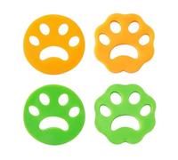 KEQAR 4 Piezas Quitapelos Reutilizables para Mascotas, Bolas de Silicona Atrapa Pelos para Lavadora y Secadora, Elimina Pelos de Mascotas y Pelusas de Ropa