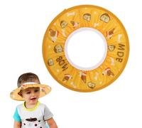 KEQAR Gorro de Ducha Niños, Visera Ajustable Gorra Impermeable Champú Suave, Protector Cabeza Bebé, Evitar que Agua Fluya hacia los Ojos y la Cara (Diámetro Exterior: 30 cm)