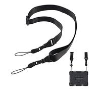 KEQKEV Bandolera ajustable, correa cómoda y rápida para iPad, tableta, cámara, binoculares, negro, mediano