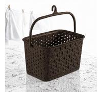 Kerafactum Cesta para pinzas de la ropa - Cesta para colgar - Mocha