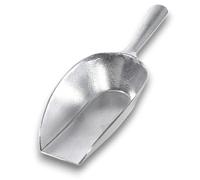 Kerafactum Pala de aluminio de 250 ml, para harina, para piensos, patatas fritas, de aluminio, inoxidable y apta para alimentos, brillante, resistente, ideal para azúcar, harina, alimentos para