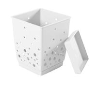 Kerafactum Soporte para cubiertos para lavavajillas de 2 piezas, base extraíble, sin BPA, cónica, organizador para oficina, secador de cubiertos, cesta de cubiertos, cesta de carcaj