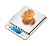 KERALI Báscula de Cocina portátil,Báscula de pesaje de Alimentos de 3 kg - Escala de conteo de Apagado automático de Escala de joyería de Alta precisión de 0,01g, Carga USB