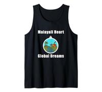 Keralite Malayali corazón sueños globales Kerala Campo Camiseta sin Mangas