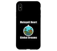 Keralite Malayali corazón sueños globales Kerala Campo Carcasa para iPhone XS MAX