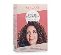 KERALOCK Permanente intensivo para cabello sin procesar, rizos y volumen de larga duración, crema de permanente calma el cuero cabelludo, loción fijadora para una fácil aplicación