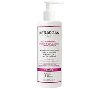 Kerargan - Acondicionador Voluminizador con Biotina y Colágeno - Cabello Fino, Lacio o Apagado - Hidratación y Fortalecimiento - Sin Sulfatos, OGM ni Aceites Minerales - 250ml