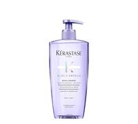Kérastase | Blond Absolu, Champú Hidratante Iluminador, Para Pelo Sensibilizado, Decolorado, Con Mechas y Grises, Con Ácido Hialurónico, Bain Lumière, 500 ml