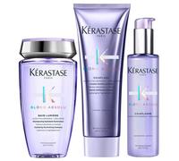 Kérastase Blond Absolu Set de cuidado para cabello decolorado y rubio (champú 250 ml + mascarilla capilar 250 ml + sérum 150 ml)