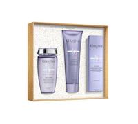 Kérastase Blond Absolu Trío Cofre de Regalo para Cabello Rubio, Decolorado y con Mechas. Edición Limitada.