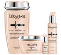 Kérastase Curl Manifesto Set de cuidado (champú 250 ml + mascarilla 200 ml + aceite capilar 50 ml + crema-gel 150 ml)