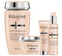 Kérastase Curl Manifesto Set de cuidado (champú 250 ml + mascarilla 200 ml + loción 150 ml + crema 150 ml)