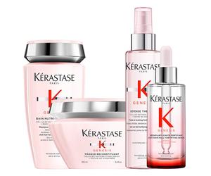 Kérastase Genesis BUNDLE THICK HAIR (Champú 250 ml + Mascarilla capilar 200 ml + Leave-In 150 ml + Serum 90 ml)