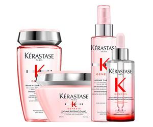 Kérastase Génesis COMPLEMENTO DE ACEITES (Champú 250 ml + Mascarilla 200 ml + Leave-In 150 ml + Sérum 90 ml)