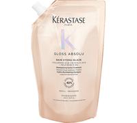 Kérastase Gloss Absolu Bain Hydra-Glaze Champú Hidra-Iluminador Cabellos largos propensos al encrespamiento 500mL Recarga