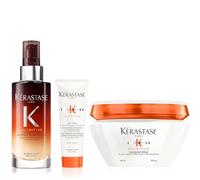 KÉRASTASE Nutritive 8h Night Serum 90 ml con Masquintense 200 ml y Vital Milch 75 ml, rutina de cuidado del cabello para todo tipo de cabello