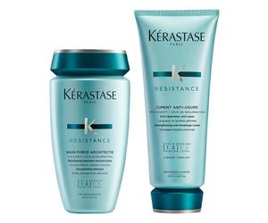 Kérastase Resistance Force Set de cuidado capilar (champú 250 ml + acondicionador 200 ml)