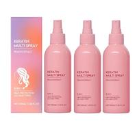 Keratin Hair Spray, Acondicionador Sin Enjuague 5 En 1 En Spray (100 Ml), Cuidado Suavizante De Keratina Para Cabello Teñido, Sprays Antifrizz, Mascarilla Reparadora (3pcs)