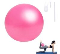 Keratobleem Pelota de Yoga, 25 cm Mini Pelota de Pilates, Pelotas de Ejercicio Pequeñas, para Abdominal y Hombros Entrenamiento Equilibrio Deportes Pilates-Rosa