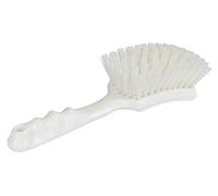 Kerbl 151780 - Cepillo con Mango (Polipropileno, Mango Corto, 14 cm), Color Blanco
