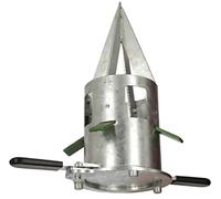 Kerbl 29428 BigBag Salida, vaciado controlable, reutilizable, metal galvanizado