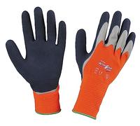 Kerbl 297671 XA325 Activ Grip - Guantes de poliéster y algodón, color naranja, talla 7