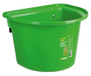 Kerbl 32859 - Pesebre de Transporte con Colgador, Color Verde, 400 g (1 Unidad)