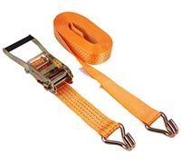 Kerbl 37144 - Correa de Amarre (2 Piezas, 50 mm x 6 m, Carga máxima: 4000 kg), Color Naranja