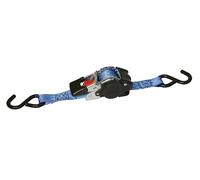 Kerbl 37181 Correa de Amarre automática 25 mm/3 m, Fuerza de tracción 300/600 kg, Gancho en S