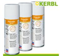 Kerbl 3x 400ml Powder Espray Polvo Cuidado de Caballos Protección la Herida Piel